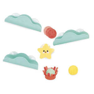 Marien badcircuit met zuignappen in watergroene kleur 