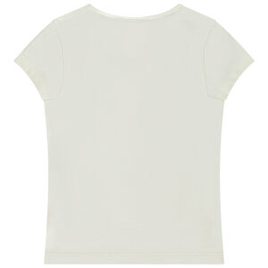 T-shirt met korte mouwen meisjes met glinsterende fantasie 