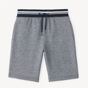 Bermuda en piqué effet chiné pour garçon 