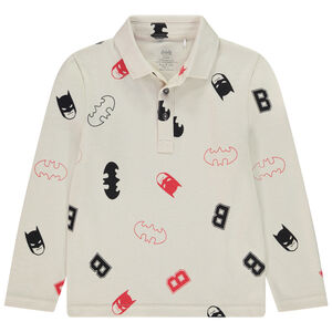 Polo manches longues imprimé Batman Warner pour garçon  