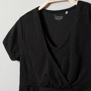 T-shirt manches courtes de grossesse et d'allaitement 