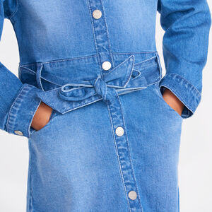 Jeans jurk met lange mouwen voor meisjes 