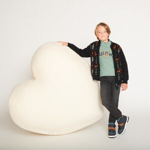 Halstrui met kerstprint voor jongens 