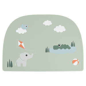Set de table en silicone Playground Vert 