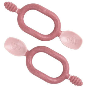 Set de 2 cuillères d'apprentissage Dippit Multi-étapes Blush 