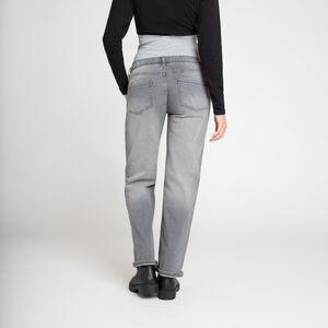 Jean droit de grossesse avec bandeau haut 