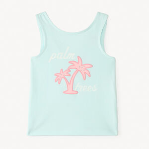 Meisjes gebreide patchwork tanktop 