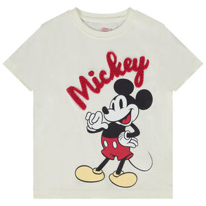 T-shirt korte mouwen print Mickey Disney voor jongens 