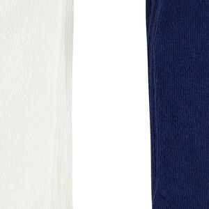 Set van 2 paar dikke, effen panty