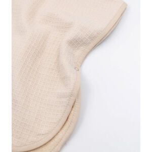 Badponcho gewafeld badstof - Warm White - 2/4 jaar 