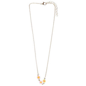 Collier pendentif fleurs pour fille 