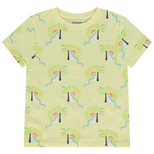 T-shirt manches courtes imprimé fantaisie arty pour garçon 