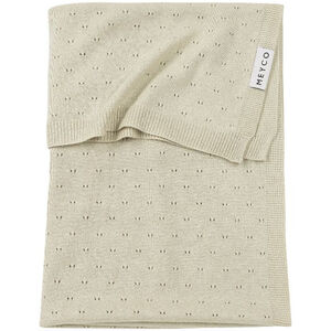 Couverture bambou ajour - Soft Sand - 75x100 cm 