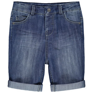 Bermuda en jean effet délavé pour bébé garçon 