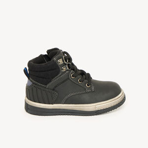 Bottines voor jongens met warme voering, veters en rits. 