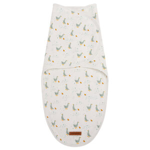 Couverture d'emmaillotage imprimé oies 