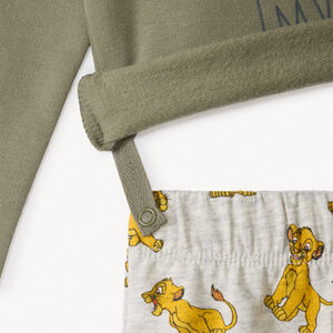 Set pyjama 2-delig in fleece Le Roi Lion Disney voor babyjongens met leeftijdsspecifieke afwerking 