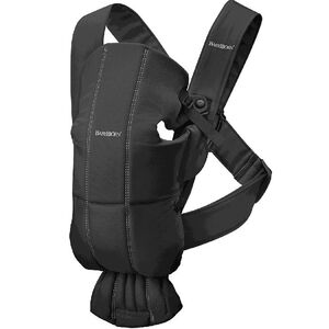 Porte bébé Mini Tissé Noir 