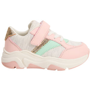Sportieve schoenen met elastische veters en velcro voor meisjes 