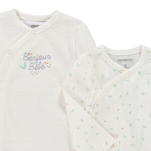 Set naissance 3 pièces "Bonjour Bébé" pour bébé 