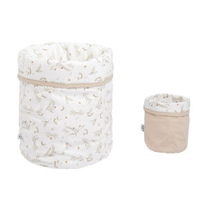 Set de 2 corbeilles de rangement en tissu Daydream 