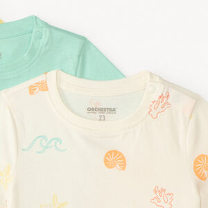 Set van 3 fantasiet-shirts met korte mouwen voor jongens. 