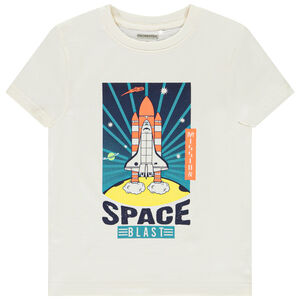 T-shirt manches courtes print fantaisie pour garçon 