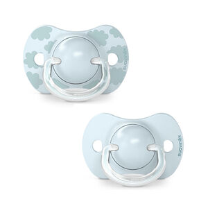 Lot de 2 sucettes silicone SX Pro 0-6M dreams blue 