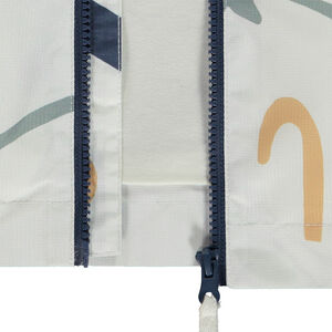 Windjack in ripstop met arty print voor jongen 