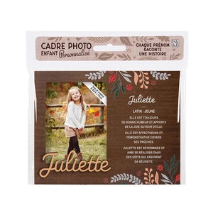 Cadre photo personnalisé 18,5 x 14,5 cm Juliette 