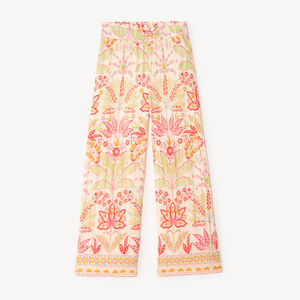 Pantalon fluide imprimé fantaisie pour fille 