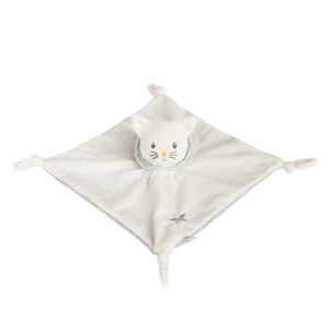 Doudou plat van velours kat 