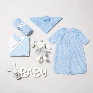 Hochet en sherpa forme lapin 