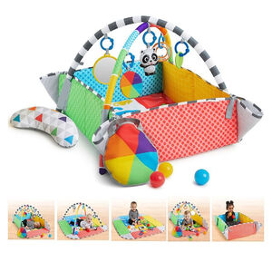 Tapis de jeux et activité Patch's 5-en-1 aire de jeux & piscine à balles 