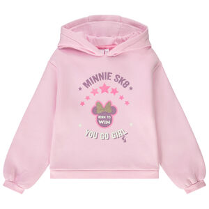 Sweat à capuche oversize print Minnie Disney pour fille 