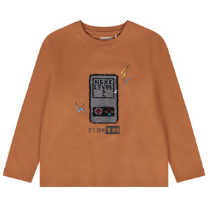 Lange mouwen T-shirt met magische pailletten voor jongens 