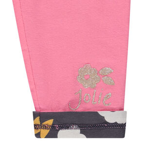 Reversible boxershort in dubbel jersey voor baby meisje 