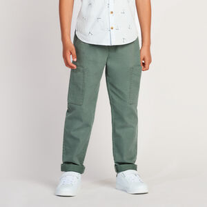 Joggingbroek met ribstructuur en zakken voor jongens 