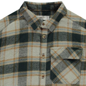 Lange geruite blouse voor jongen 