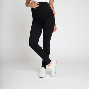 Legging de grossesse en milano avec bandeau haut 