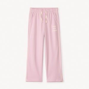 Jogging wijd in bedrukt fleece voor meisjes 