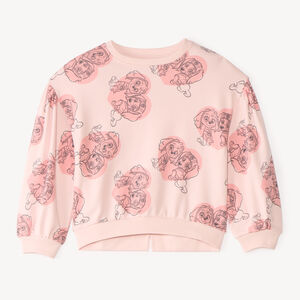 Sweatshirt van fleece met print van Stella en Libert van de Paw Patrol voor meisjes. 
