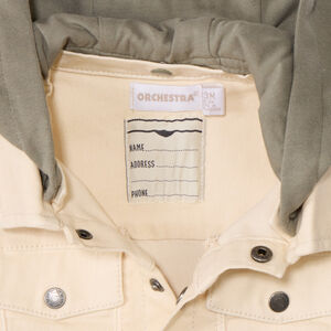 Veste en jean à capuche amovible pour bébé garçon 