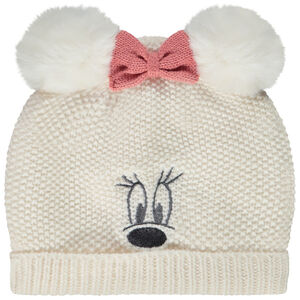 Bonnet à pompon doublé Minnie Disney pour bébé fille 