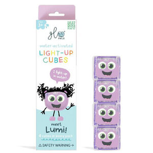 Jeux de bain 4 cubes lumineux dans l'eau 3ans+ Lumi Purple 