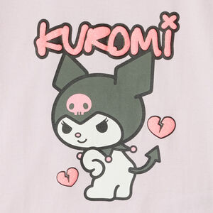 T-shirt manches courtes Kuromi Hello Kitty fille 