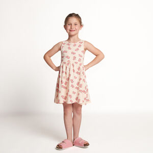 Zonder mouwen jurk met fantasieprint voor meisjes 