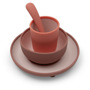 Maaltijdset baby silicone Blush Shades 