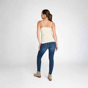 Débardeur d'allaitement uni à bretelles fines 