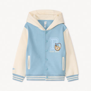 Veste teddy à capuche motif ourson pour bébé garçon 